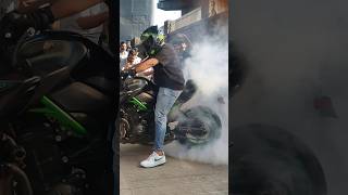 Burnout z900  mindspark 2024 Bike expo coep [upl. by Opiuuk]