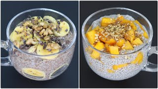 Chia Pudding  2 Easy amp Healthy Chia Pudding Recipes  Chia Seeds For Weight Loss  Skinny Recipes [upl. by Dhu]