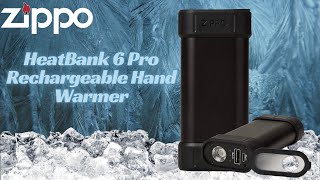 Zippo HeatBank® 6 Pro Rechargeable Hand Warmer [upl. by Coral310]