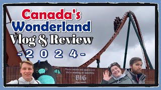 Canadas Wonderland VLOG amp REVIEW 2024  Media Day Park Updates 2025 Coaster Project amp More [upl. by Ultun425]