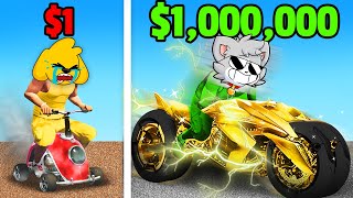 MOTO de 1 vs MOTO de 1000000 en GTA 5 [upl. by Antoinetta]