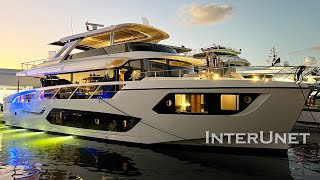 2023 Absolute Navetta 75 Yacht Walkaround Tour FLIBS2022 [upl. by Tomkiel]