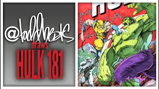 Todd Beats draws HULK 181 [upl. by Stefa]