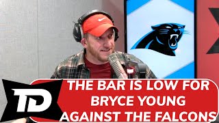 Falcons vs Panthers The bar has been set low for Bryce Young [upl. by Mychael]