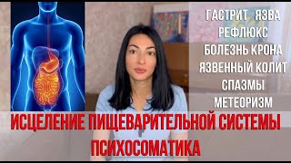 Ангина гастрит язва рефлюкс колит спазмы метеоризм запоры ЖКТ Психосоматика лечение [upl. by Davy]