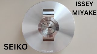 Seiko X Issey Miyake NY0N001 Rotating Disk Watch Review [upl. by Ydnar]