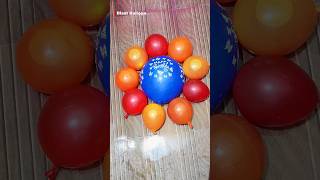 Happy Birthday Colorful water balloons popping with reverse asmr shorts balloon fypシ゚viral [upl. by Oster]