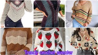 Crochet sweaterstrending winter wearing [upl. by Hakan695]