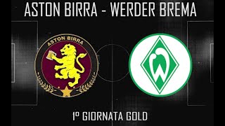 ROMA TORNEI  INV 2425  1° GIORNATA  SERIE A GOLD C5 RN  ASTON BIRRA  WERDER BREMA  73 [upl. by Seale]