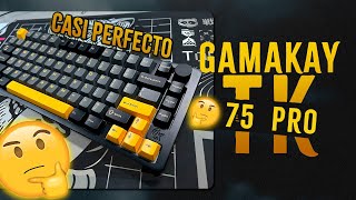 GAMAKAY SE PASA AL ALUMINIO  Review teclado GAMAKAY TK75 PRO [upl. by Agathe523]