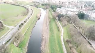 DJI MAVIC PRO SUL FIUME BISENZIO AL TRAMONTO A PRATO TOSCANA BY FRANCKTERA 13022022 [upl. by Hagerman]