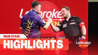 FIFTH ROUND ✅ Day Two Main Stage Afternoon Highlights  2024 Ladbrokes UK Open [upl. by Karolyn]