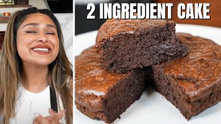 How to Make the Most Amazing amp Easiest Chocolate Cake of All Time with 2 Ingredients [upl. by Nomihs296]