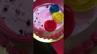 November 2 2024pink cake love 💕 cake youtubeshorts ytshorts [upl. by Morette54]