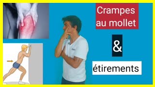 Crampes au mollet amp comment les étirer [upl. by Dalis]