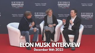 Elon Musk Opens Up in an Interview Leaves The Audience Speechless [upl. by Tiebout]