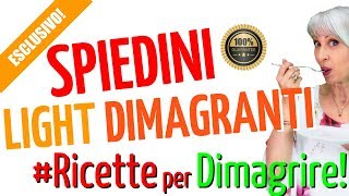 RICETTA DIMAGRANTE e DETOX SPIEDINI LIGHT e GOLOSI facili e veloci [upl. by Barrus]