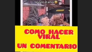 HAZLO VIRAL COMENTARIO [upl. by Trofmoc]