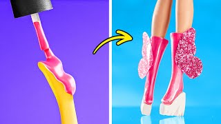 New Barbie Crafts amp Life Hacks 💕✨ Transform Your Dolls [upl. by Nylesoy]