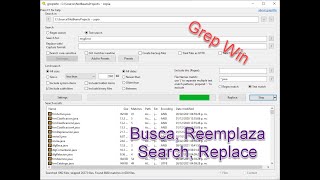 grepWin Buscar y sustituir [upl. by Emlynn]