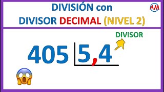 📌 DIVISIÓN con DECIMALES en el DIVISOR  Super fácil 💪  Ejercicio N° 3 [upl. by Kcolttam]