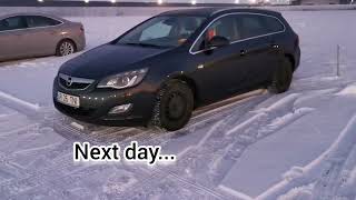 Opel Astra J 17 cdti cold start 14° C [upl. by Glenna784]