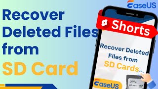 How to Recover Deleted Files from SD Card Quickly sdcard datarecovery sdcardrecovery [upl. by Eeladnerb500]