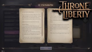 A Tax Evasion Plan  Near Stonegard Castle Collection Codex THRONE AND LIBERTY [upl. by Dorion]