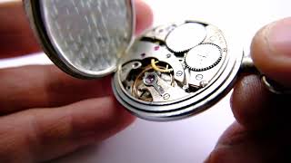 How To Open Vintage Pocket Watch [upl. by Okiman]