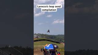 Sending Larocco’s Leap EVERY LAP motocross dirtbikes redbud racing moto iphone jump shorts [upl. by Assilim]