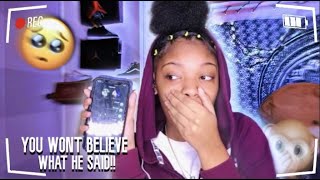 Lyric Prank On My Ex🤦🏽‍♀️😳YOU WONT BELIEVE WHAT HE SAID😬 [upl. by Nealson]