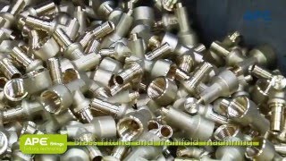 Brass Fitting and manifold machining [upl. by Colombi]