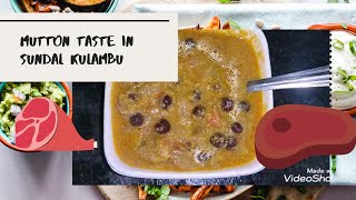 mutton style sundal kulambubest for chapathi and idlyhealthy 10 mins recipe [upl. by Columbyne]