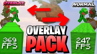 El MEJOR OVERLAY PACK de MINECRAFT para SUBIR FPS  18  Hypixel Bedwars [upl. by Yessydo361]