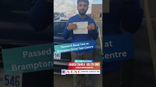 Passed G Road Test in Brampton mocktest drivingtest brampton gtestroute testroutevideo [upl. by Enatan]