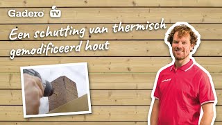 101 Schutting van thermisch gemodificeerd hout maken [upl. by Nylhtak658]