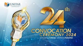 UNITAR International University 24th Convocation Ceremony Morning Session  23 November 2024 [upl. by Holna364]