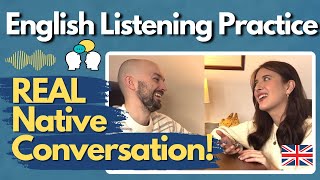 English Listening Practice 1  Real Native Conversation B2C1 [upl. by Borer]