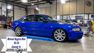 2000 Audi S4 finished in Norgaro Blue Pearl with Nogaro Alcantara 6 speed manual Bring a Trailer [upl. by Sanjiv195]