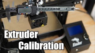 How To Calibrate Your 3D Printers Extruder Esteps Ender 3 [upl. by Arotak]