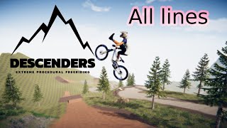 DESCENDERS Stoker Bike Park ALL LINES [upl. by Dowling]