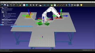 Practica 1 Programación de trayectorias básicas en ROBODK [upl. by Atelra519]