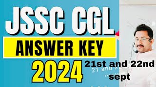 Jssc Cgl Answer Key 2024 👍👍cgl answerkey 👍jssc cgl official answerkey sept 2024 jssc jssccgl [upl. by Etaner]