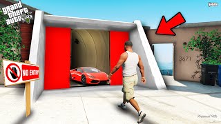 GTA 5  I Opened The Most Secret And Hidden Tunnel Near Franklins House GTA 5 Mods [upl. by Asare]