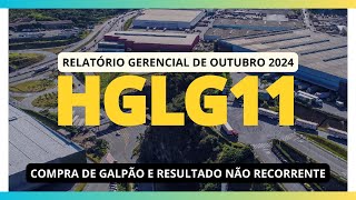 HGLG11  RELATÓRIO GERENCIAL OUTUBRO [upl. by Deraj]