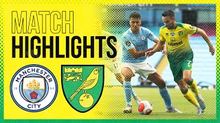 HIGHLIGHTS  Manchester City 50 Norwich City [upl. by Noryahs49]