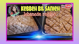 Kebbeh bil sanieh lebanese recipe [upl. by Nomzzaj922]