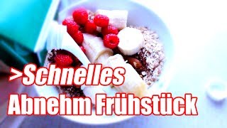 Schnelles Frühstück zum Abnehmen 1 Min Müsli [upl. by Veleda998]