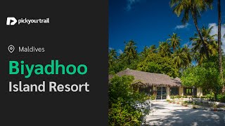 Biyadhoo Island Resorts Maldives  A Complete Tour  Pickyourtrail [upl. by Ahsocin]