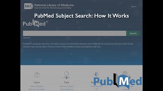 PubMed Subject Search How it Works [upl. by Nomsed]